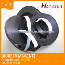 Hot sale rubber coated magnets with adhesive